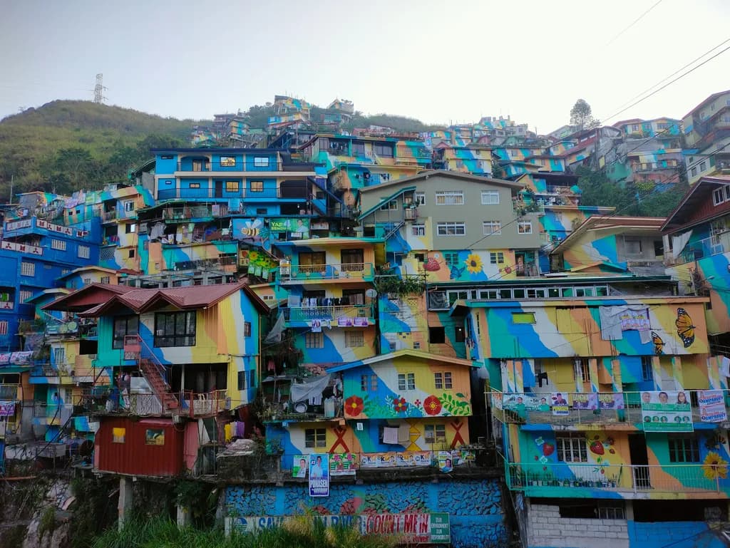 Vibrant Harmony: A Colorful Tapestry of Community Life in Urban Landscapes