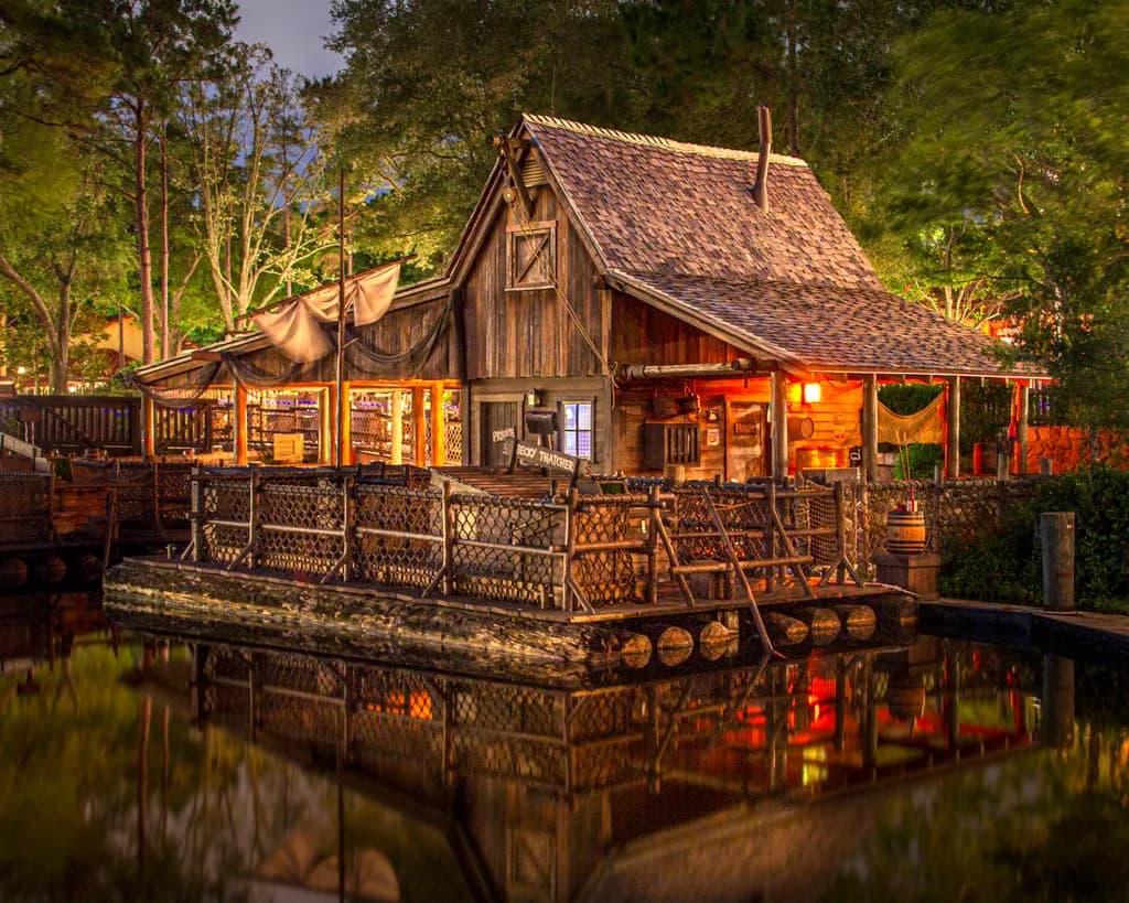 Tom Sawyer Loading Dock at Dusk