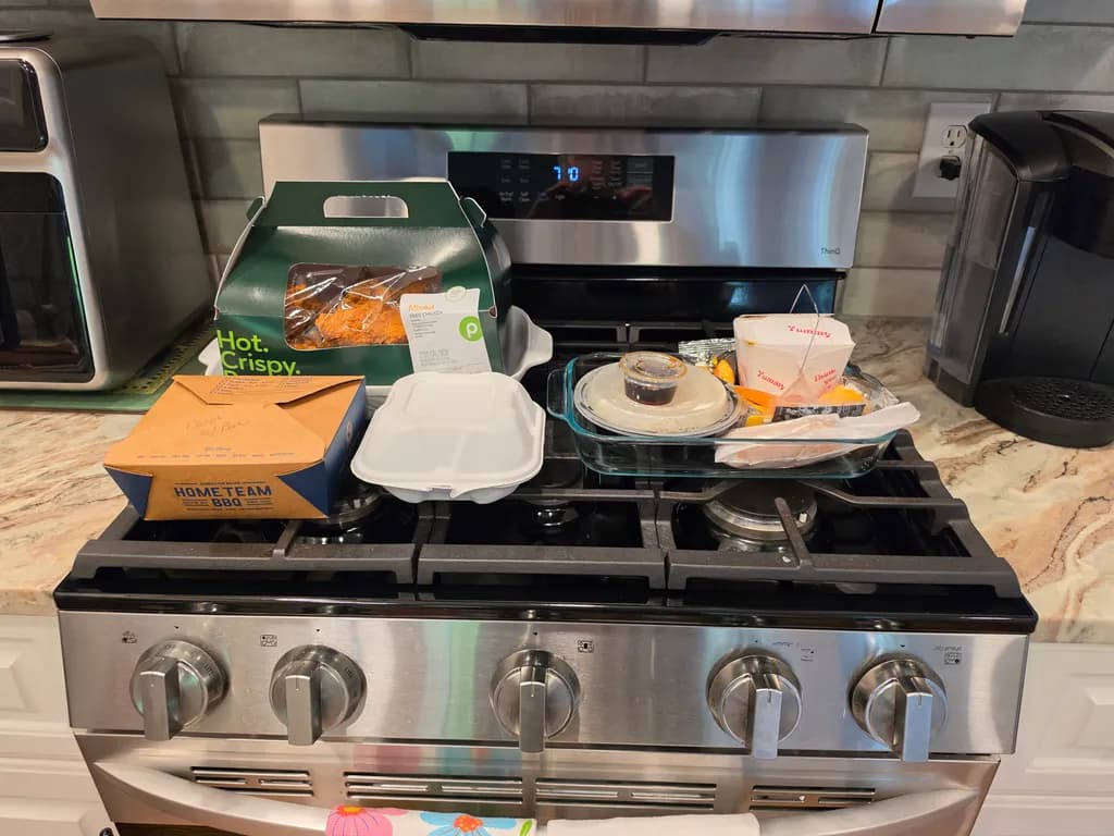 Takeout Feast Arrangement