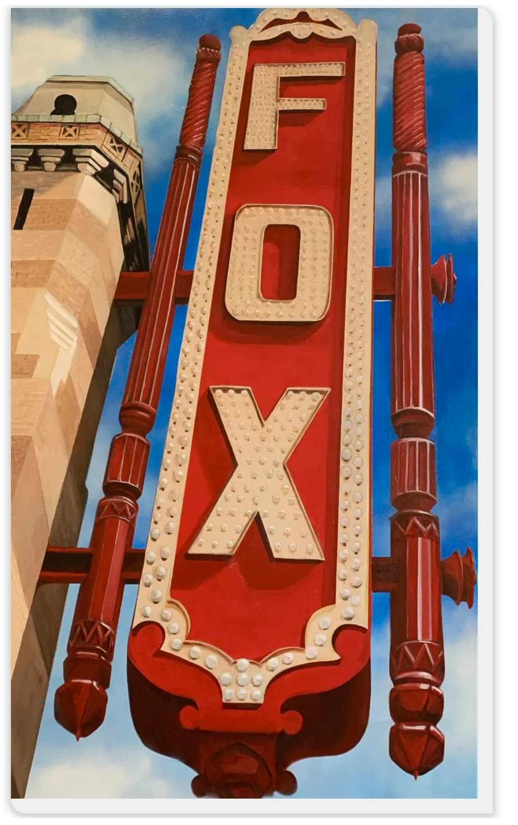Vintage Fox Theater Sign: A Nostalgic Tribute to Classic Cinema