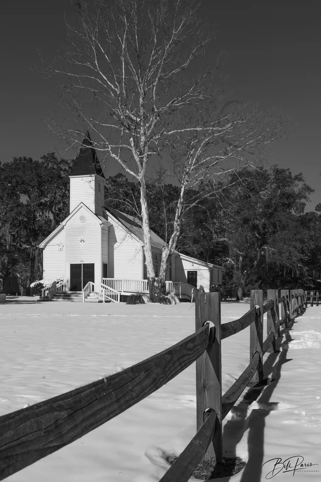 Snowy Churchscape