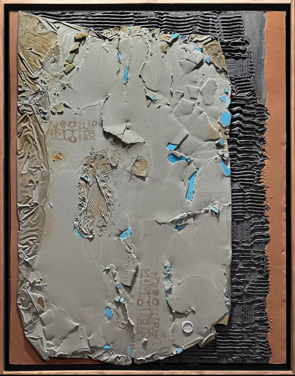 Whispers of Texture: A Journey Through Layers and Light