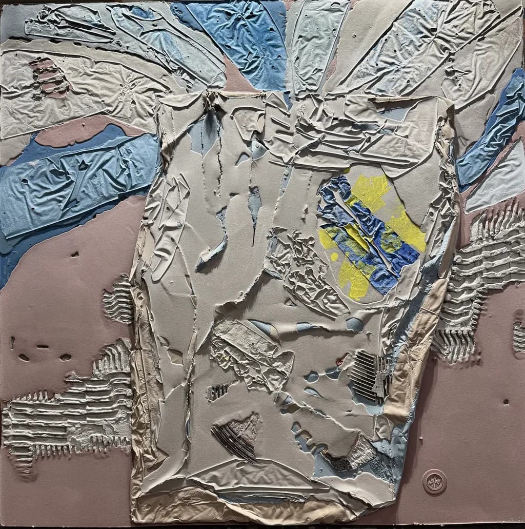 Textured Whispers: A Journey Through Color and Form in Abstract Expressionism