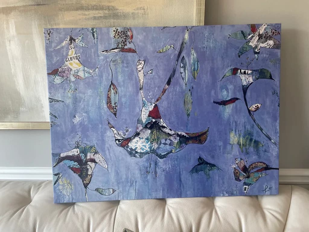Blue Petal Flight