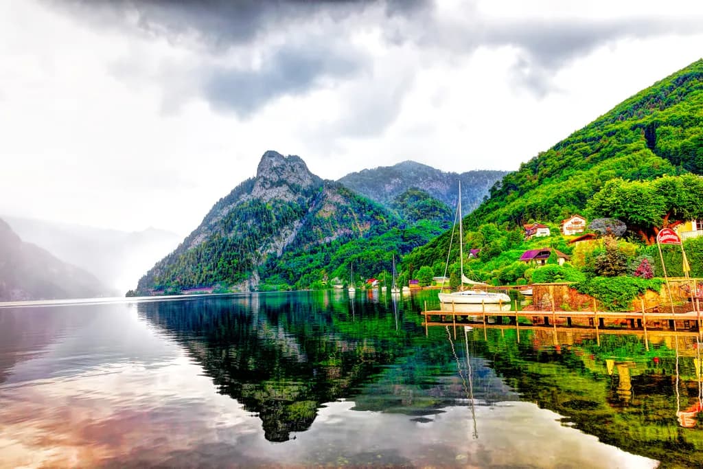 Austrian Lake District View
