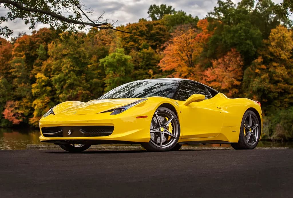 Yellow Ferrari