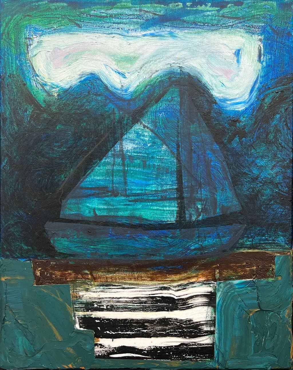 Harmony of Sky and Sea: An Intuitive Journey Through Color and Form