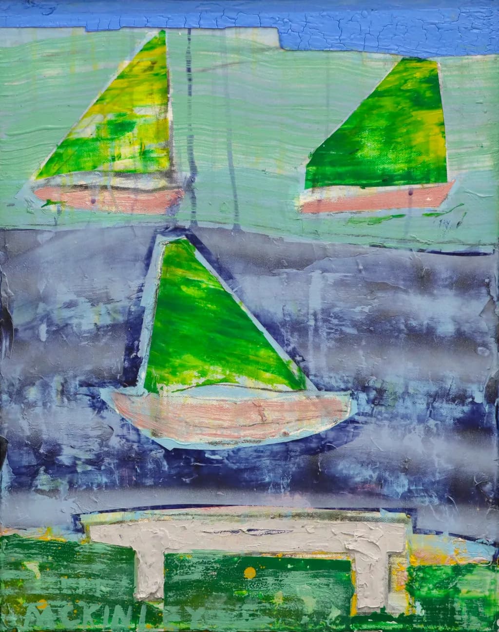 Sailing Through Harmony: An Abstract Journey of Water and Emotion