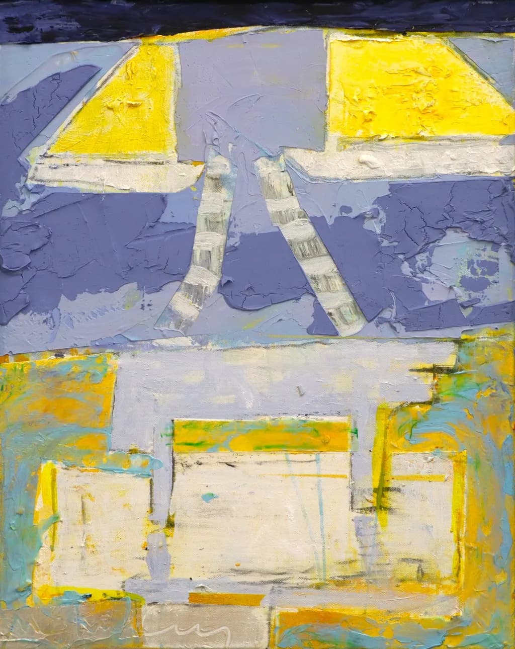 Vibrant Horizons: An Abstract Journey Through Color and Form