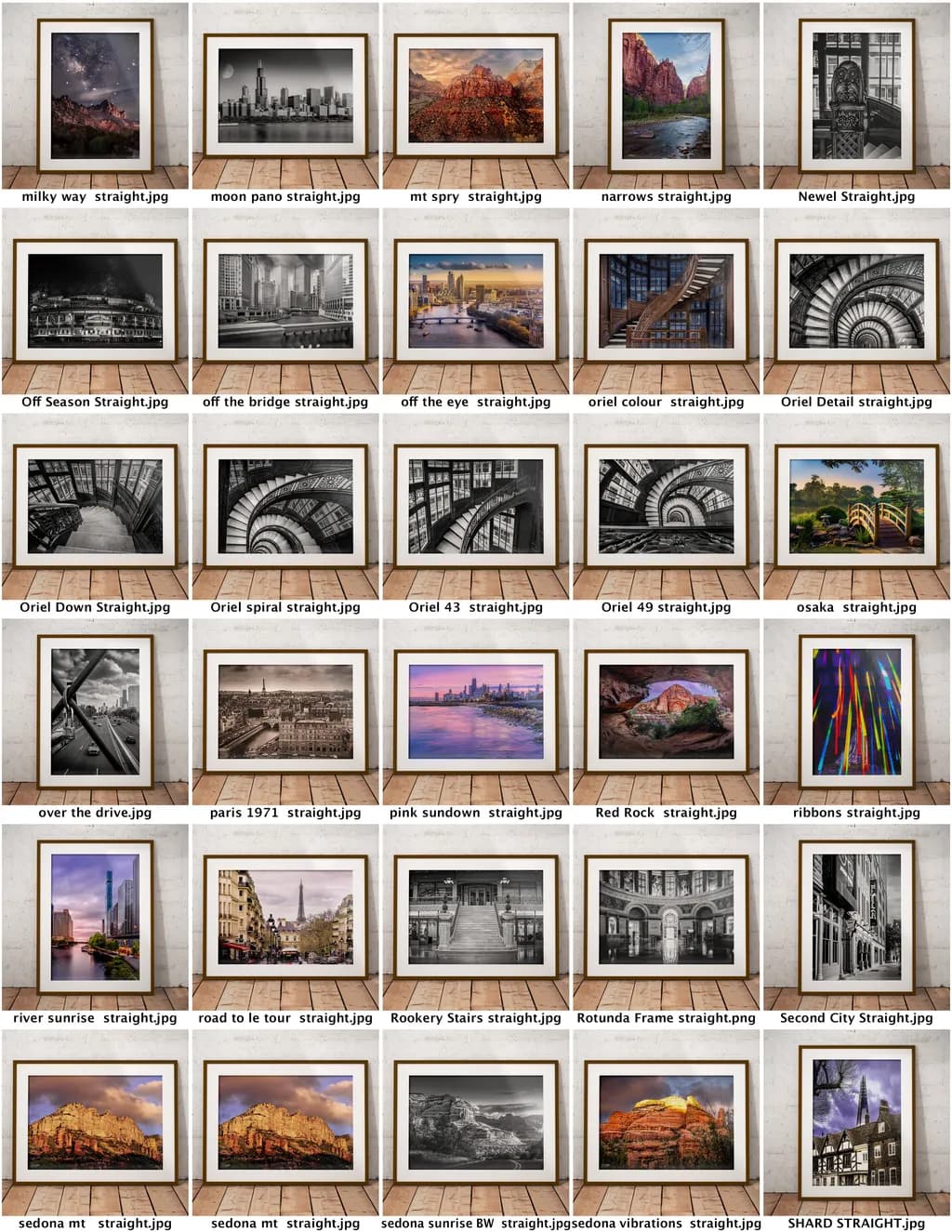 Contact Sheet Urban Nature