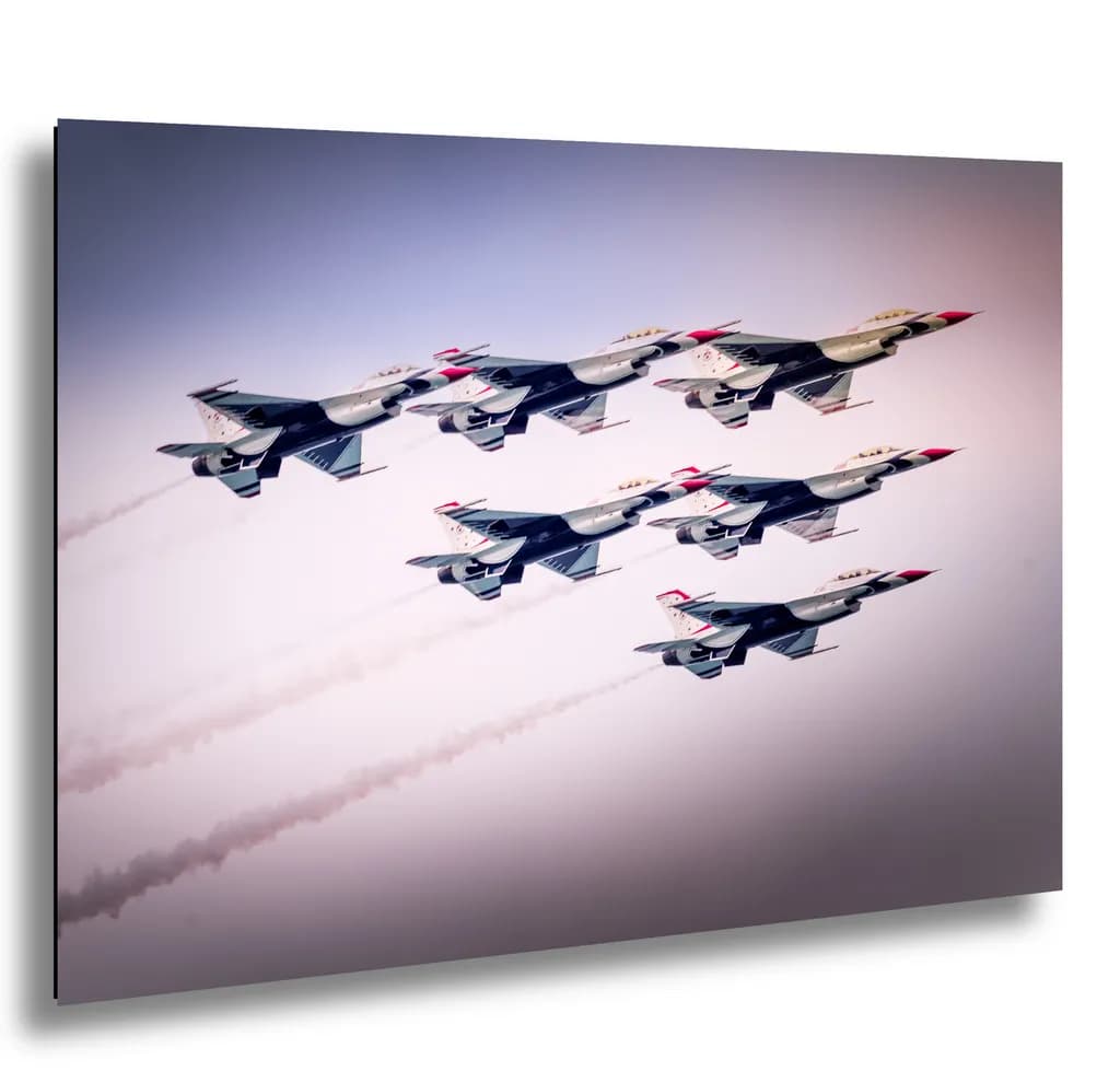 Skyward Symphony: A Dance of Thunderbirds in Formation Flight
