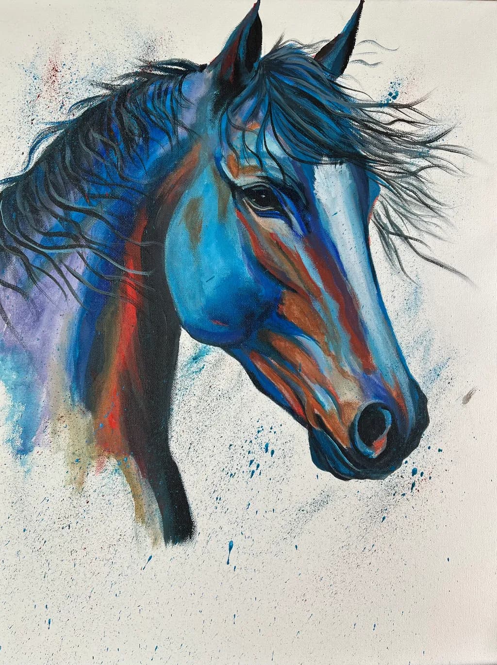 Majestic Equine: A Vibrant Portrait of Strength and Grace