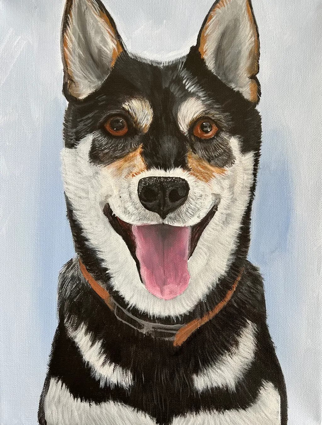 Joyful Canine Portrait: A Heartwarming Capture of a Happy Dog