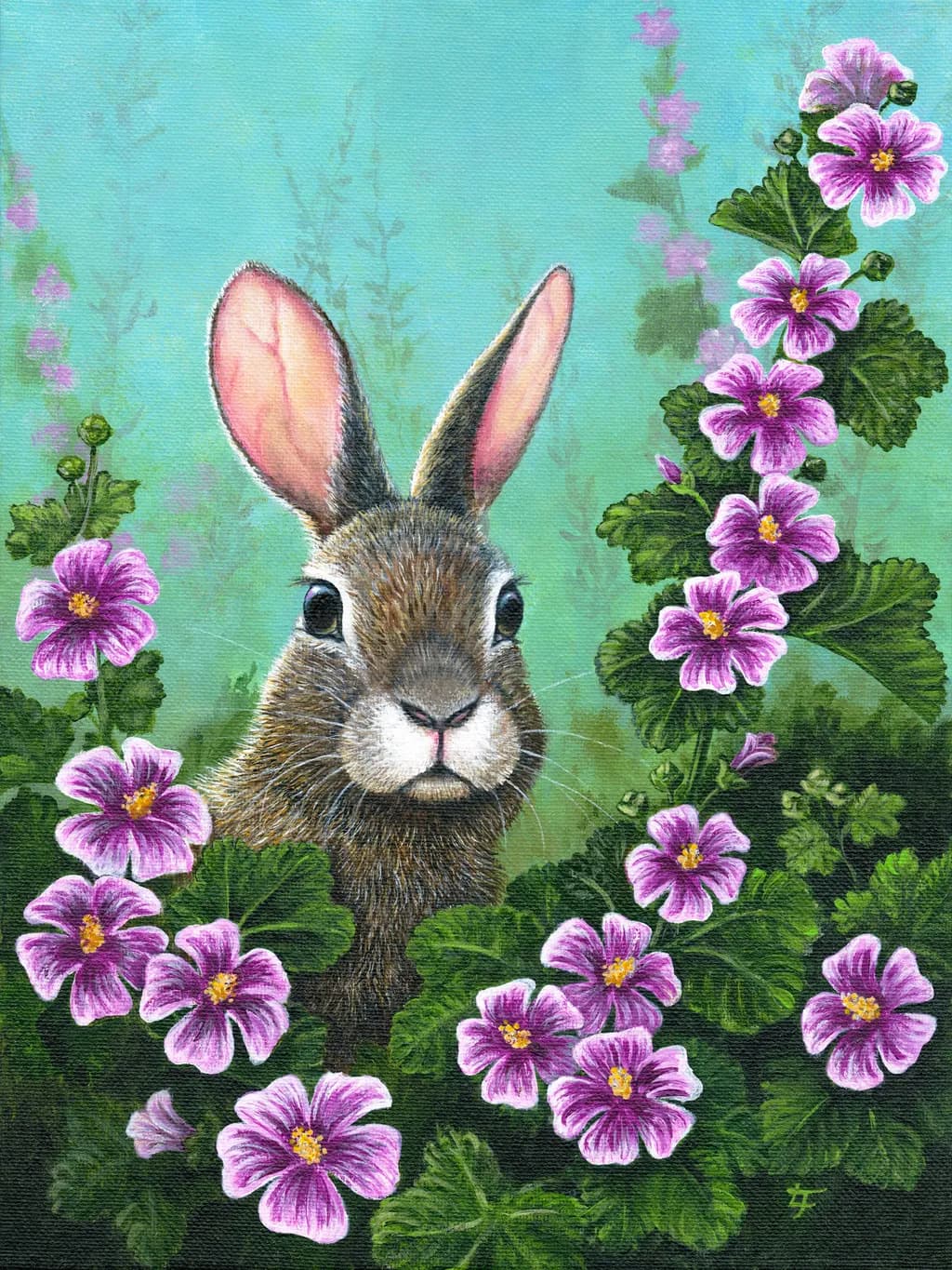 Rabbit in Bloom