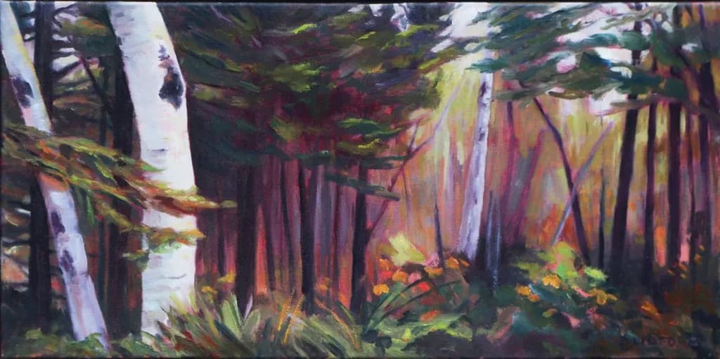 The Clearing Through Trees