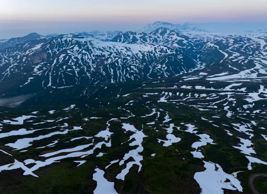 Snowy Mountains of Russia