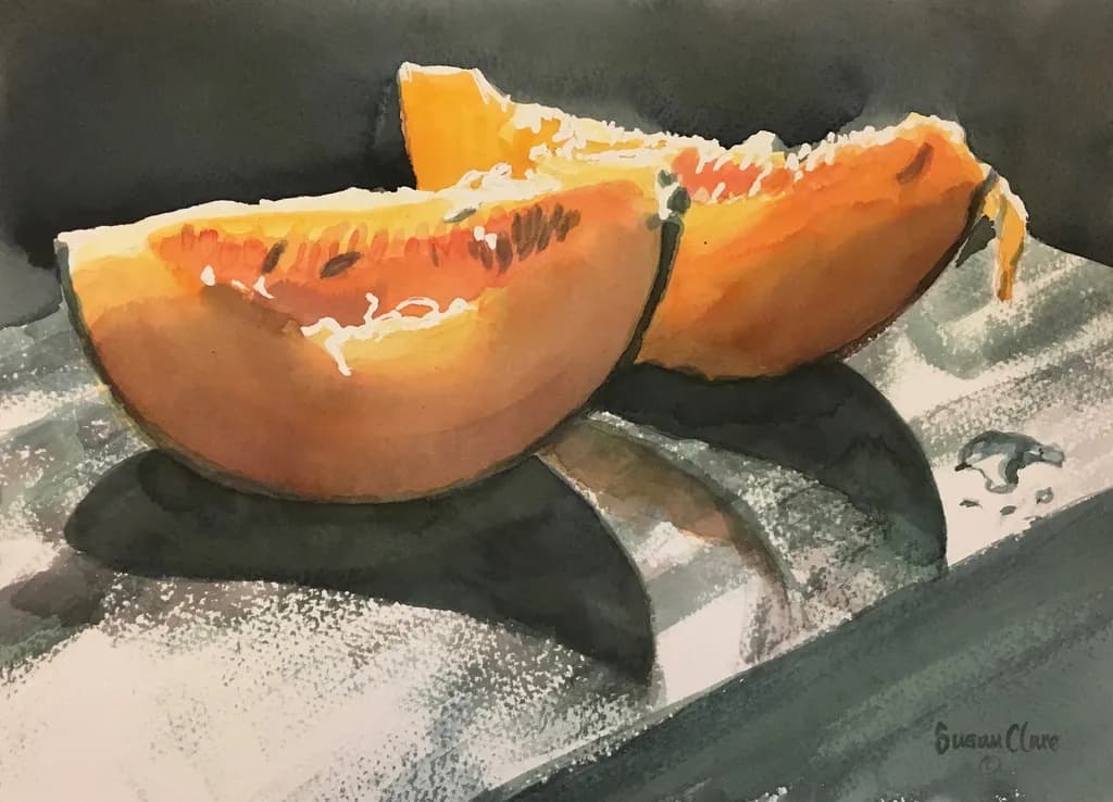 Cantaloupe Slices