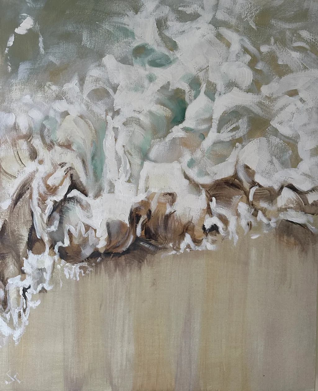 Sea Foam and Sand