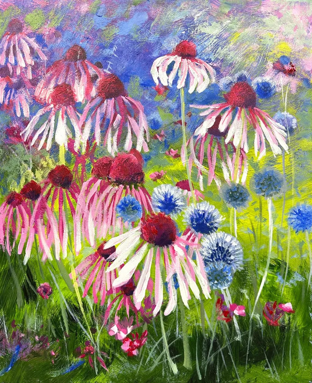 Whispers of Color: A Dance of Wildflowers in Bloom