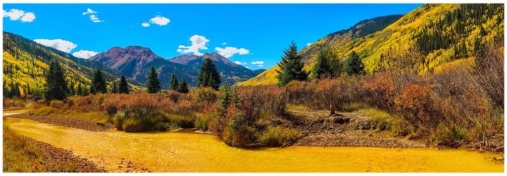 Mountain Valley Scene