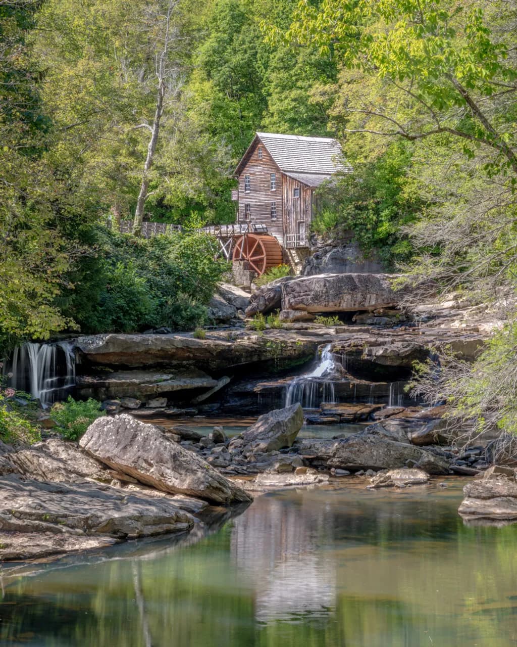 Rustic Mill Reflections
