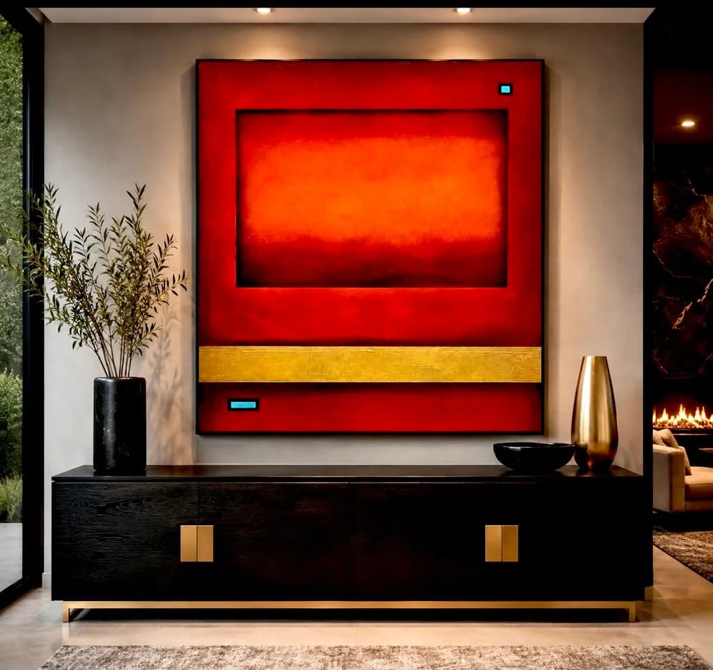 Red Rectangle Composition