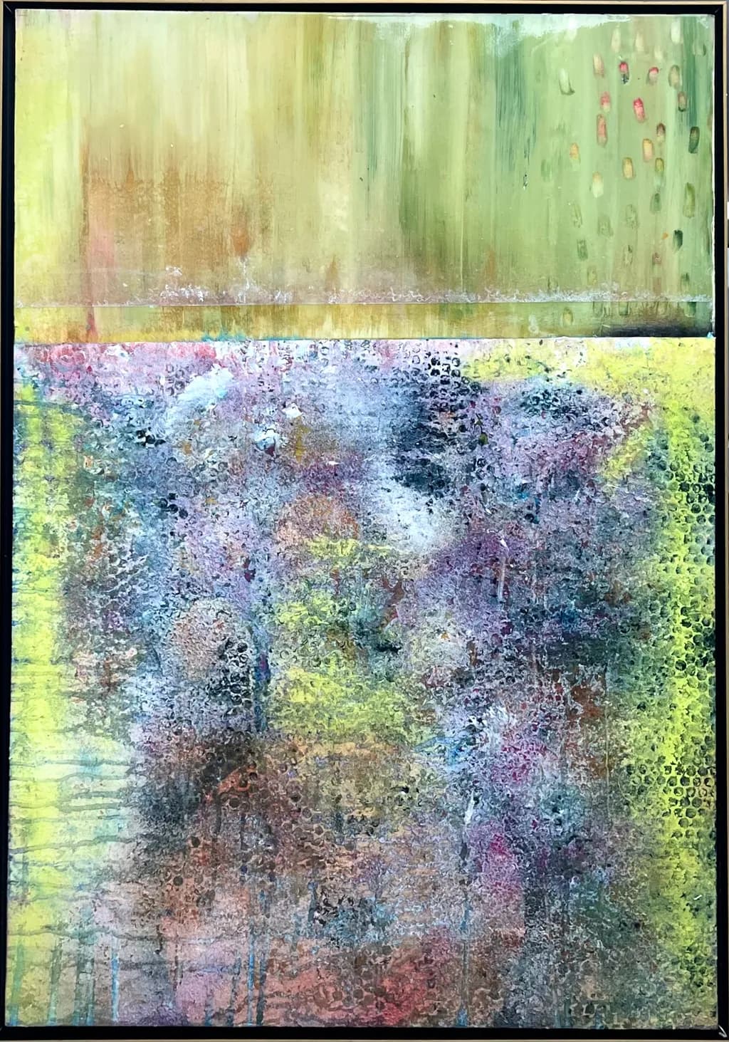 Whispers of Color: An Organic Journey Through Textured Layers