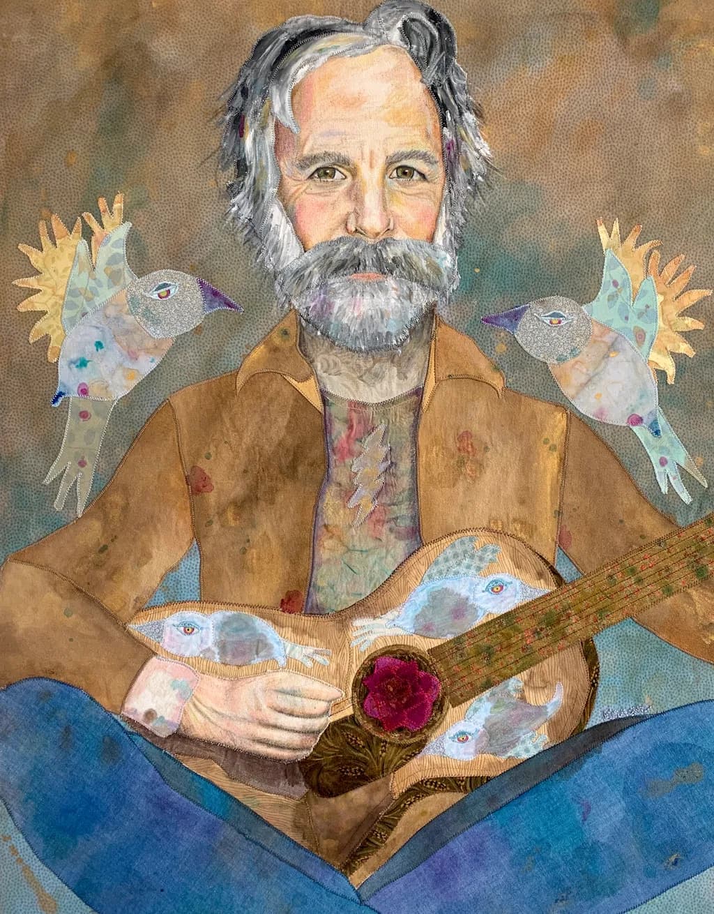 Groovy Vibes: A Love Infested Portrait of Music and Nature 🌈🎶💓