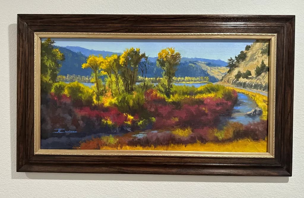 Autumn River Landscape