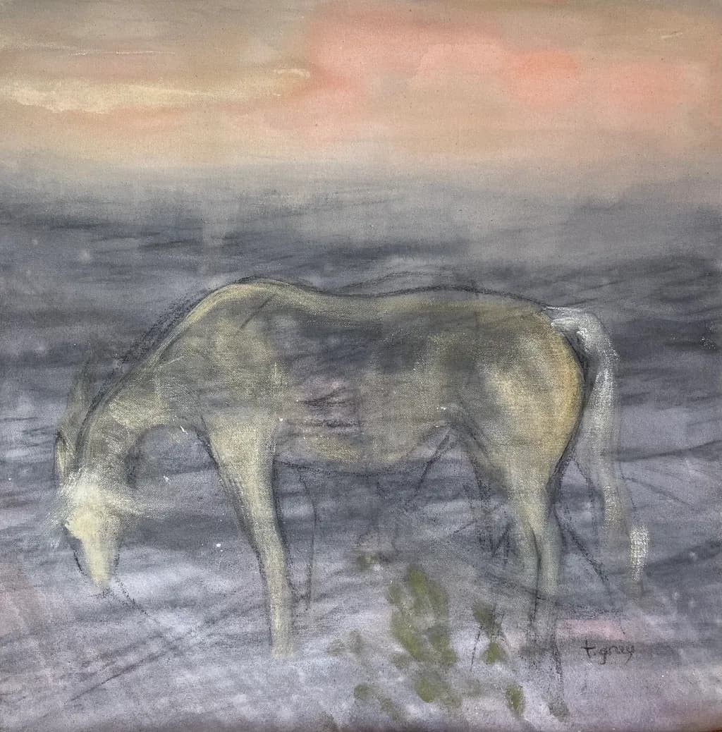 Whispers of the Earth: A Horse's Reflection in the Twilight of Life