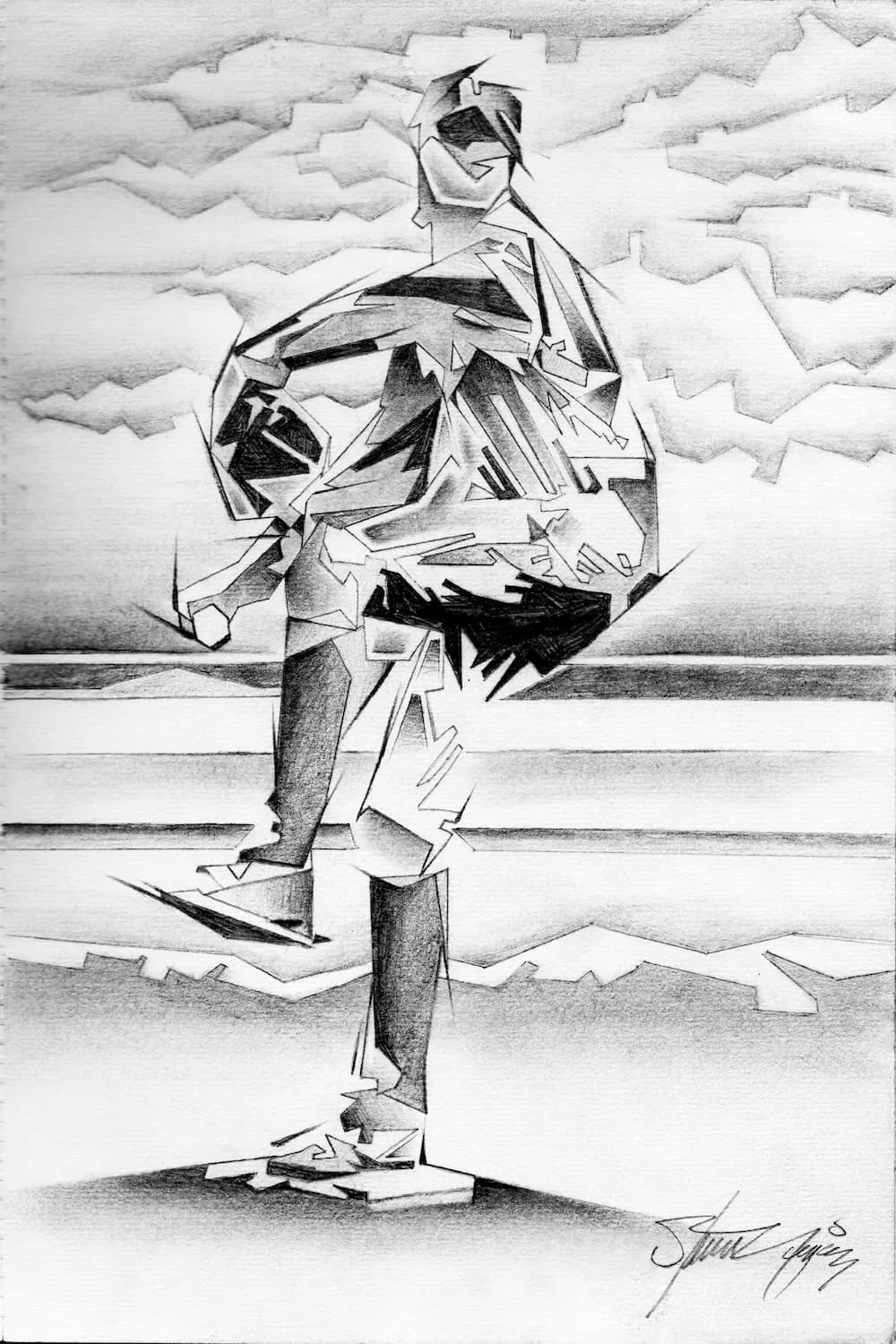 Fragmented Reflections: A Journey Through Abstract Motion