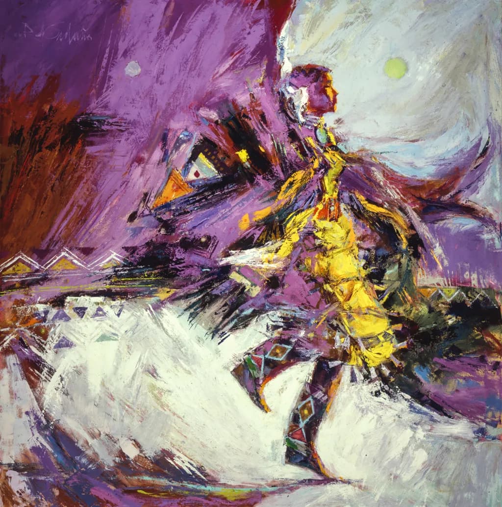 Whispers of Color: A Dance Through Emotion and Spirit