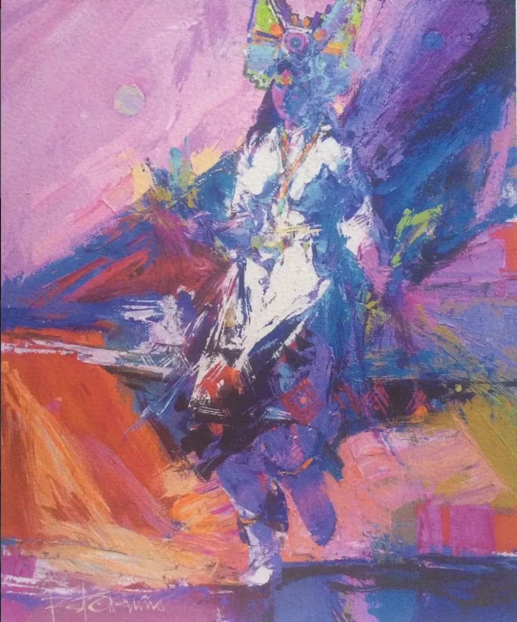 Whispers of Color: A Dance Through Emotion and Light