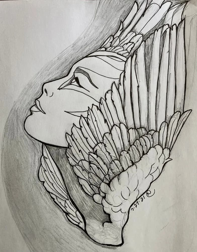 Whispers of Flight: A Serene Portrait of Freedom and Grace