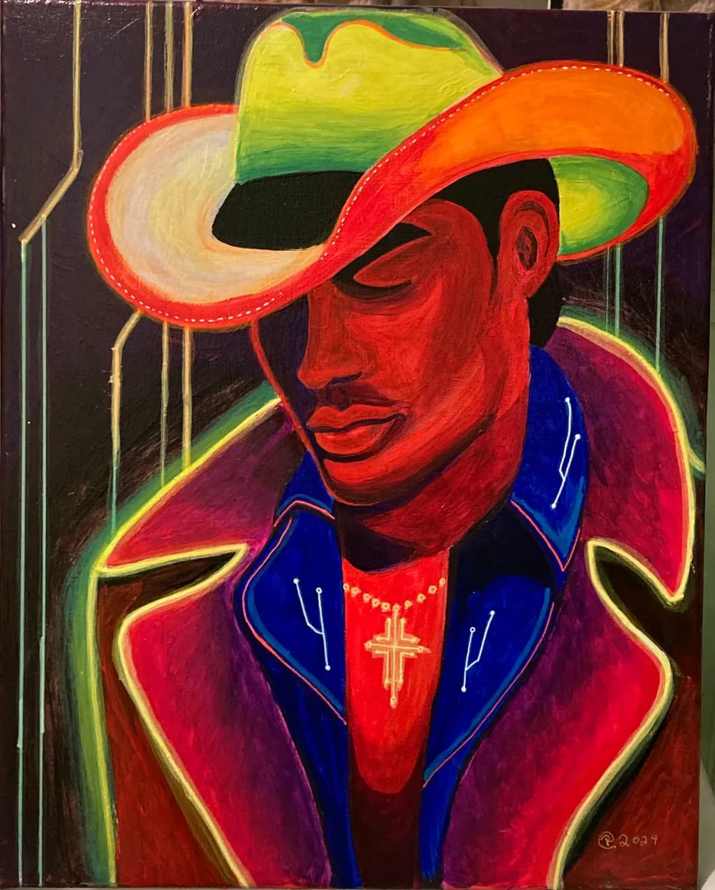 Vibrant Expressions: A Bold Portrait of Style and Identity