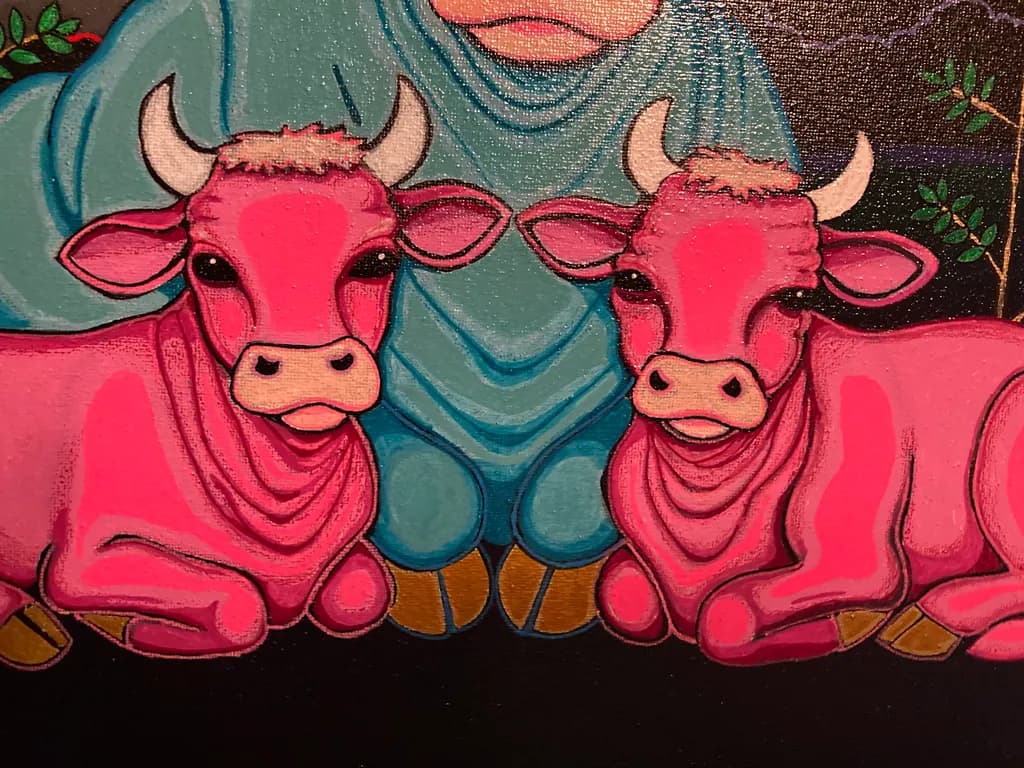 Whimsical Pink Cows: A Playful Journey into Colorful Imagination