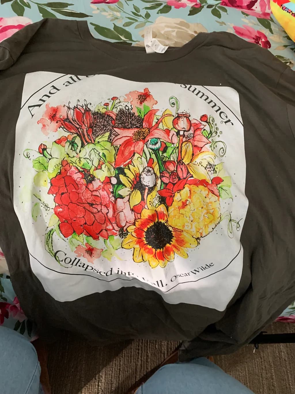 Floral Summer Quote