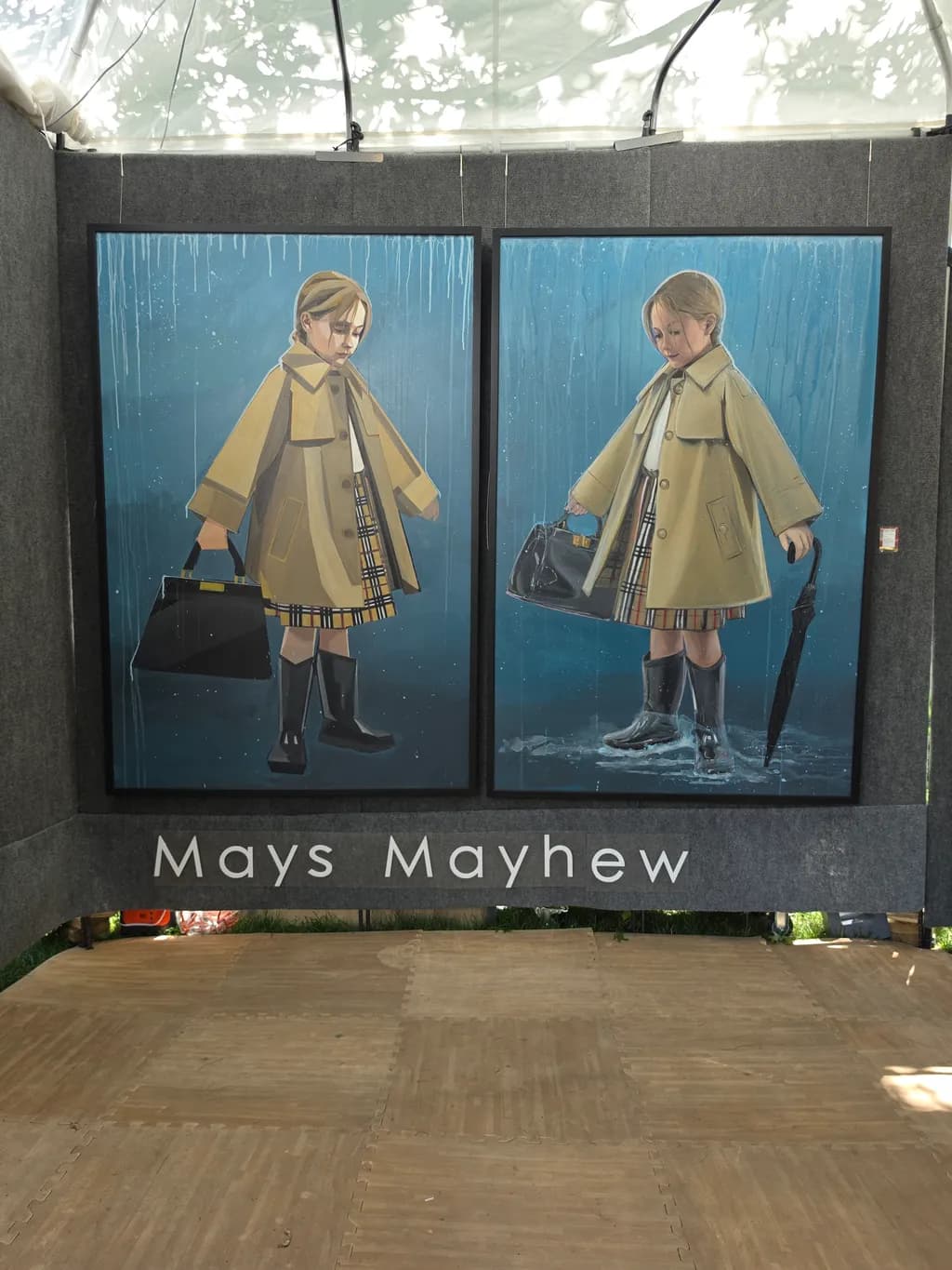 Reflections in Raincoat