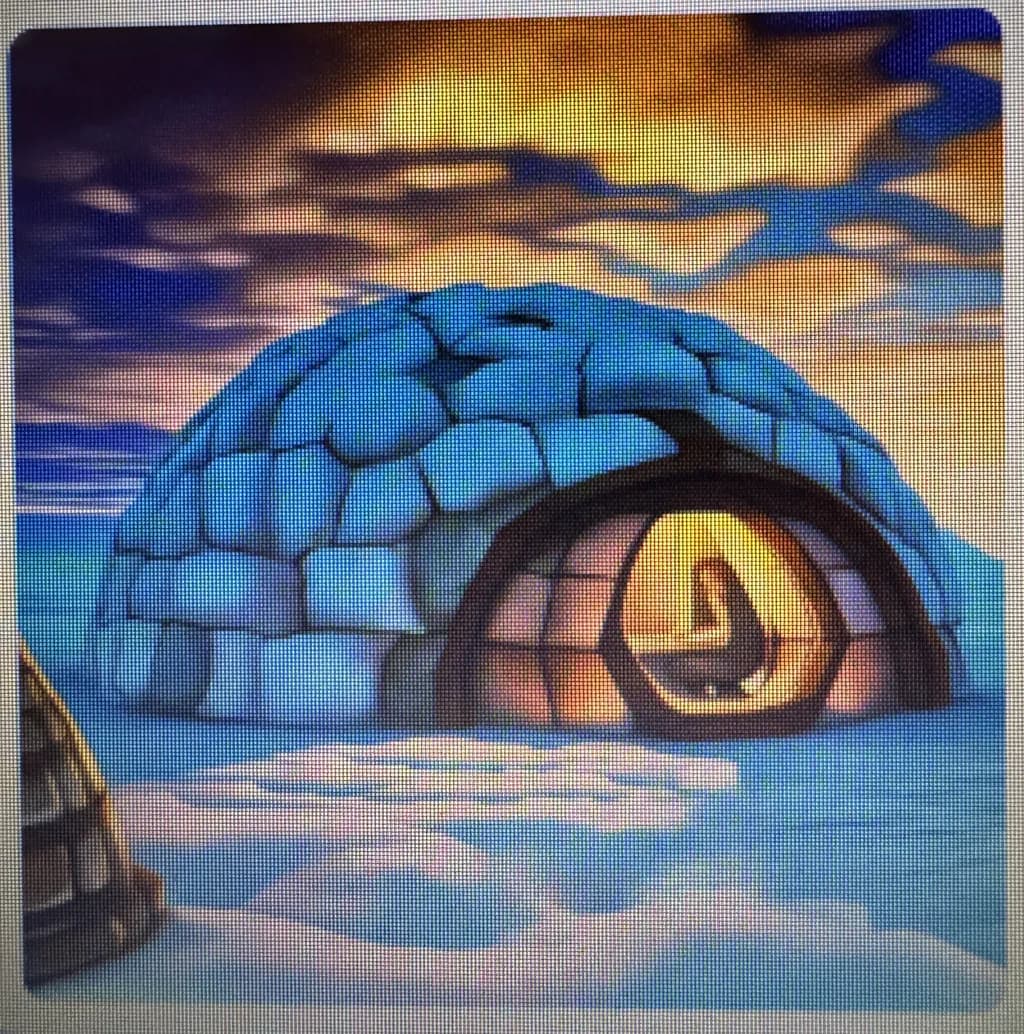 Whispers of Winter: An Evening Embrace of Igloo Architecture in a Snowy Landscape