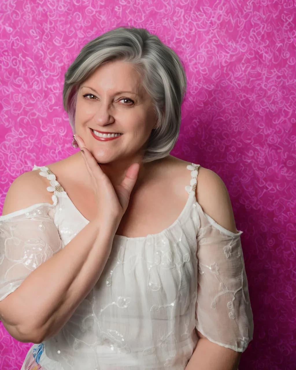 Silver Hair Portrait