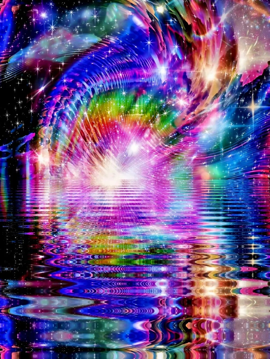 Cosmic Reflections: A Vibrant Journey Through the Universe's Colors and Light