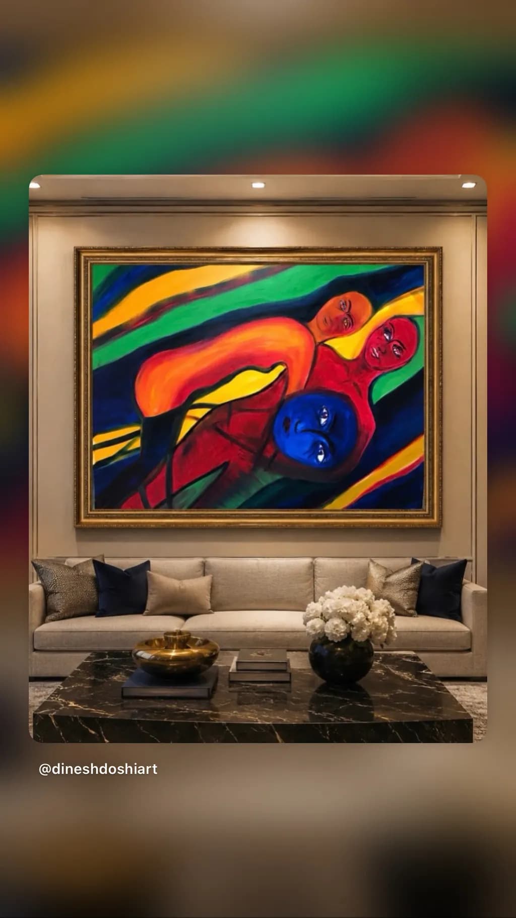Abstract Faces Composition