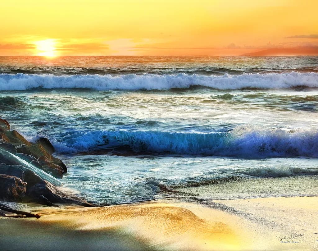 Sunset at Dockweiler