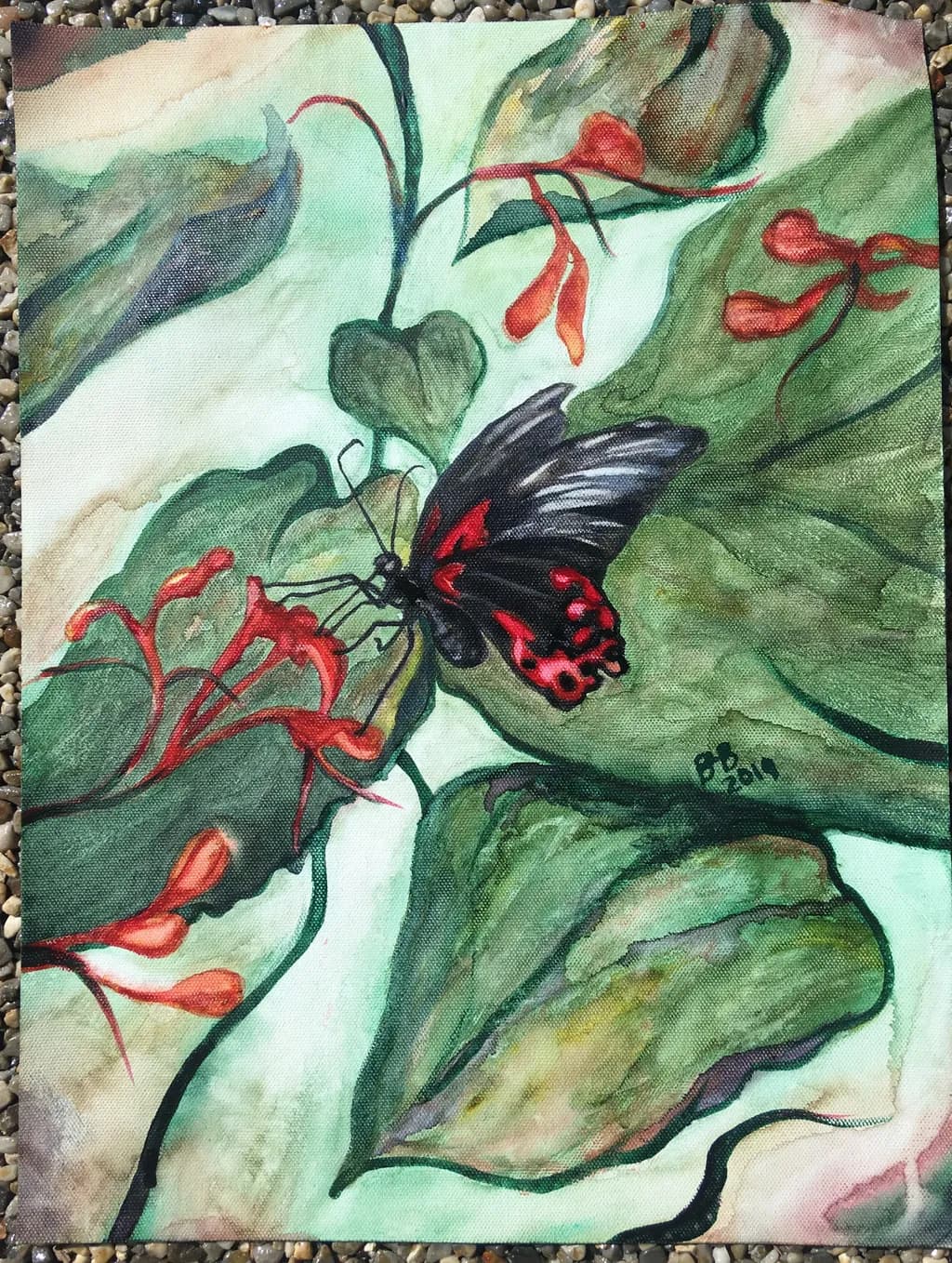 Crimson Butterfly
