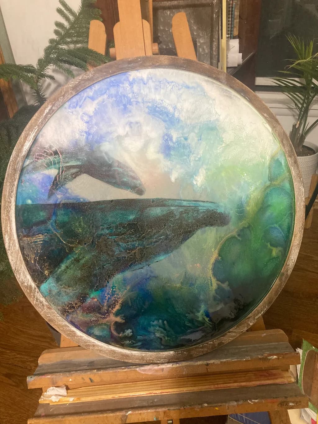Whale's Embrace: A Serene Dance Beneath the Waves