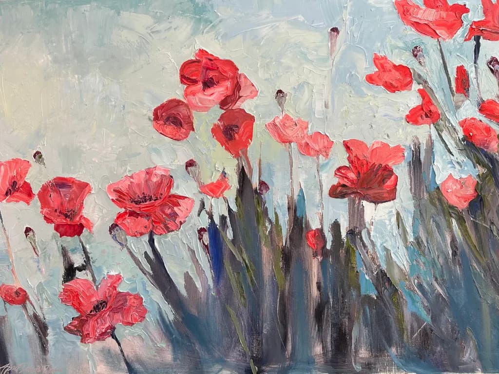 Whispers of Poppy Fields: A Vibrant Dance of Nature's Palette