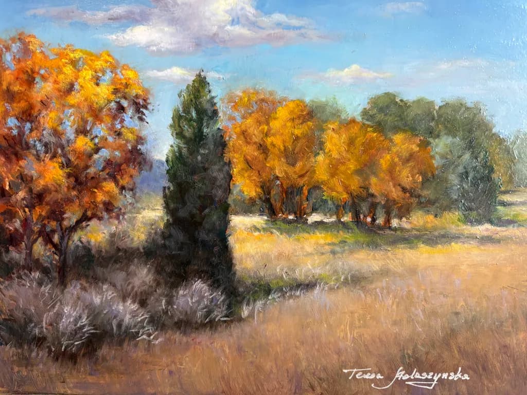 Autumn Grove Landscape