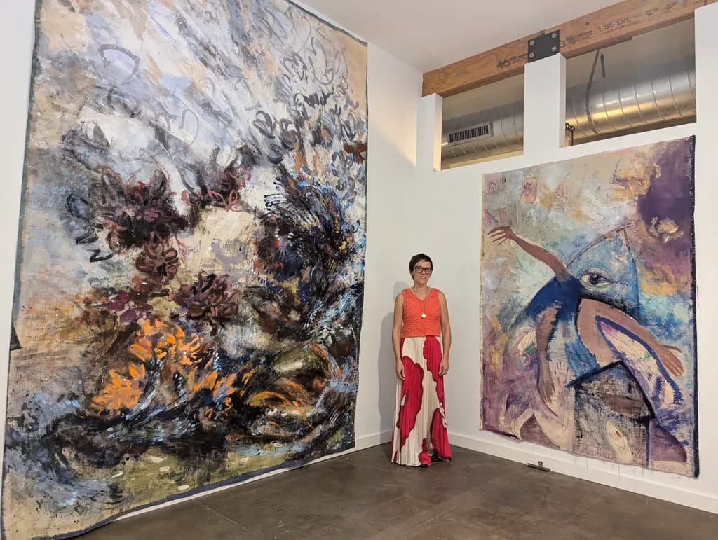 Whispers of Color: A Journey Through Abstract Expressionism in Textile Art