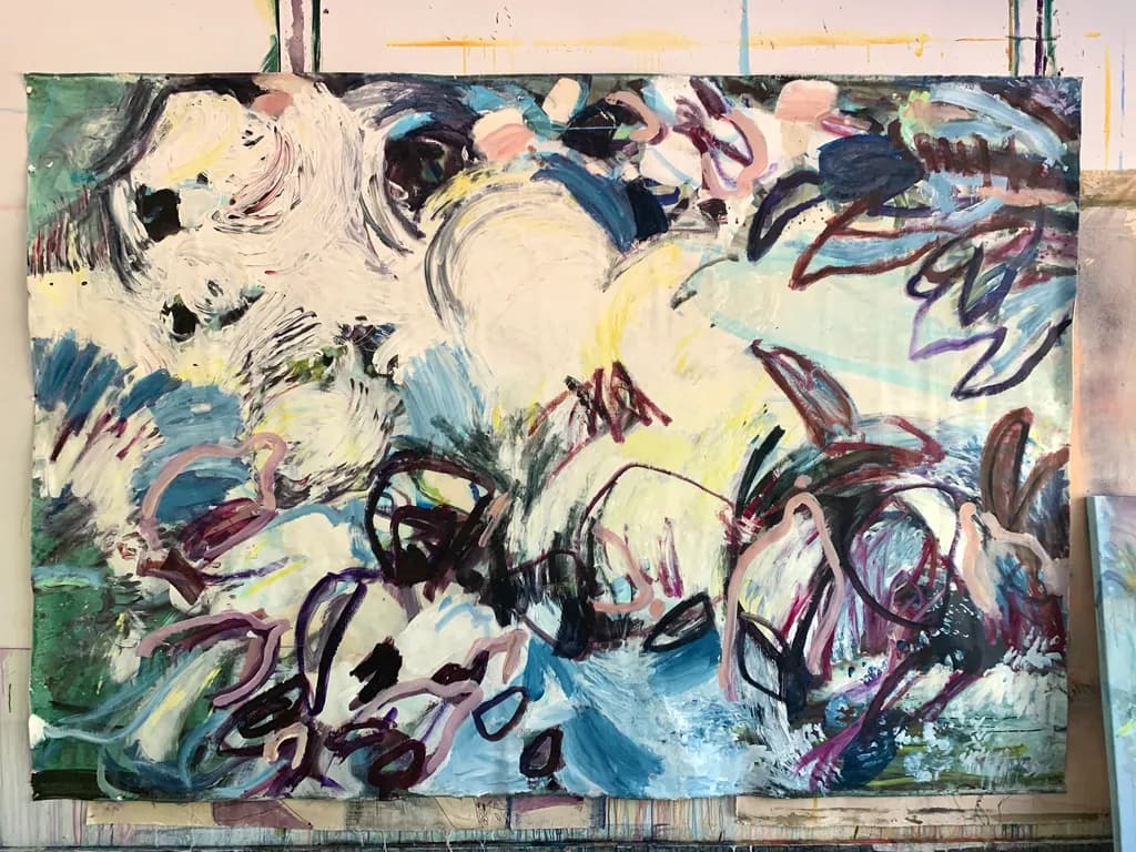 Whispers of Color: An Abstract Journey Through Emotion and Movement
