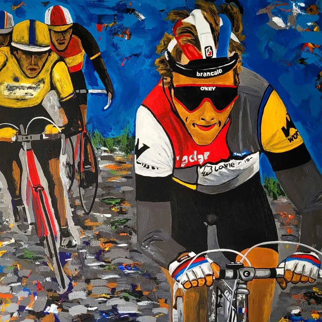 Vibrant Pursuit: The Thrill of Competitive Cycling
